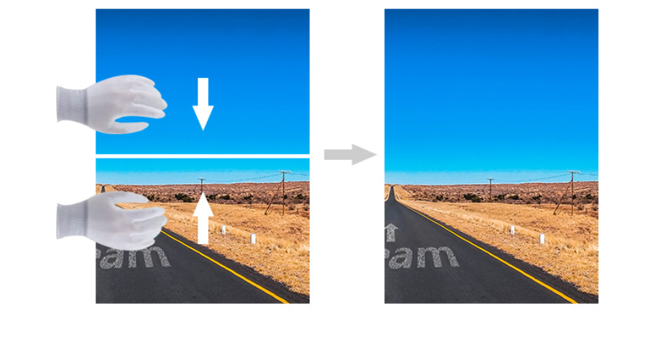 4.Visible flatness adjustment